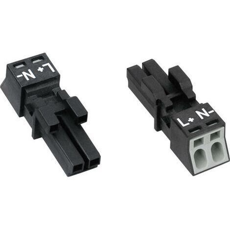 WAGO 890-202 connecteur électrique noir compact deux broches (1/5)