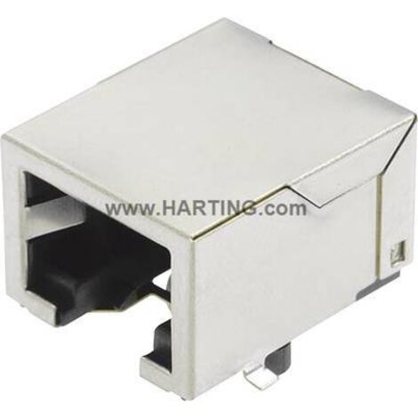HARTING 09 45 551 1100 CONNECTEUR DE DONNÉES POUR CAPTEUR OU ACTIONNEUR PRISE NOMBRE DE PÔLES : 8P8C 1 PIÈCE (1/2)