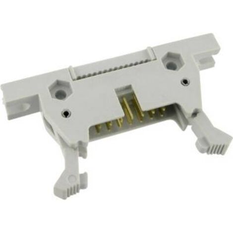 TRU COMPONENTS 1589786PFOSTEN-STECKVERBINDER AVEC AUSWURFHEBEL LANG RASTERMASS: 2.54MM POLZAHL GESAMT (1/2)
