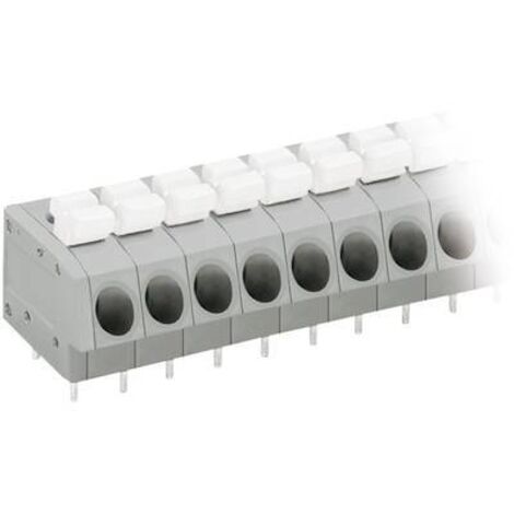 Wago 804-108 bornier 8 broches gris et blanc (1/2)