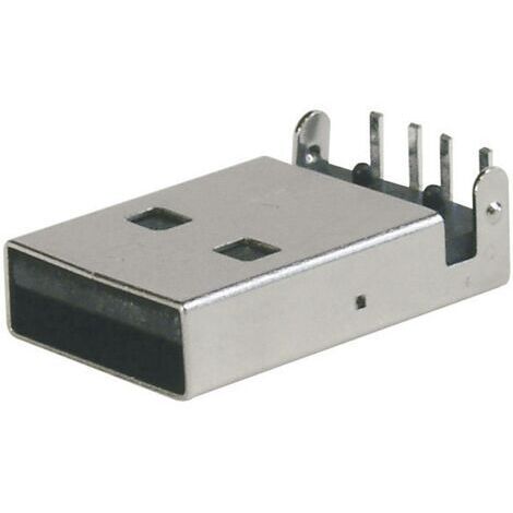 ASSMANN WSW CONNECTEUR USB A MÂLE 1,0 A, SMD (1/4)
