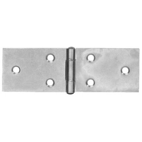 CHARNIÈRE LARGE TOOLCRAFT 890699 (L X L X H) 100 X 32 X 1.3 MM ACIER, GALVANIQUE, ZINGUÉ (1/2)