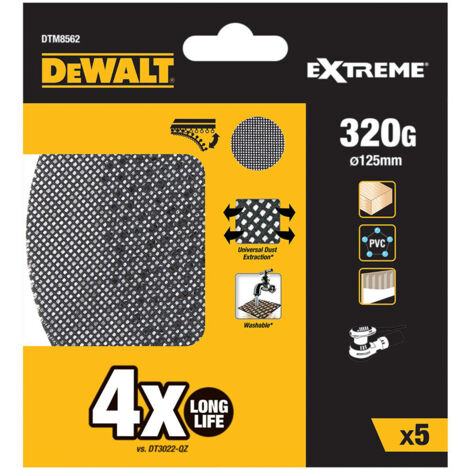 DEWALT EXTREME GRILLE 320, 5 PIÈCES, DTM8562 DE PONÇAGE QZ (1/5)