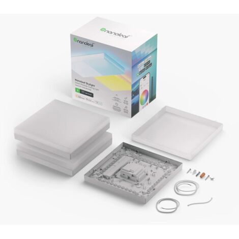 Ruban LED Nanoleaf Skylight Kit de démarrage Pack de 3 Panneaux 24 W (1/3)