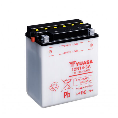 YUASA 12N14-3A BATTERIE DE MOTO 12N14-3A -Y- (1/3)