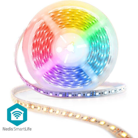 BANDE LED SMARTLIFE WI-FI BLANC CHAUD BLANC FROID RGB SMD 5.00 M IP21 2700 - 6500 K 960 LM ANDROID IOS (1/5)