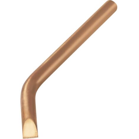TOOLCRAFT KB-100 Panne de fer à souder forme de burin, coudée Taille de la panne 10 mm Longueur de la panne 145 mm Cont (1/3)