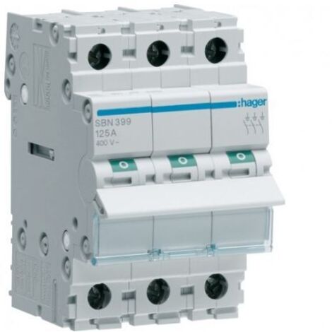 Interrupteur-sectionneur modulaire 125A 3P SBN399 (1/3)