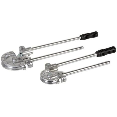 Perel – Cintreuse 12-16 mm – Aluminium et acier traité – Cintrage 0° à 180° – Pour tubes en cuivre doux – Ensemble de 2 pièces
