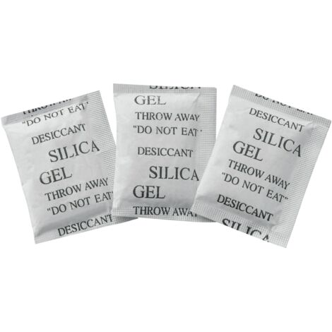 Tru Components – Lot de 10 sachets déshumidificateurs gel de silice 5g – Absorption jusqu'à 40% – Régénérables jusqu'à 10 fois – Pour espaces humides (1/3)