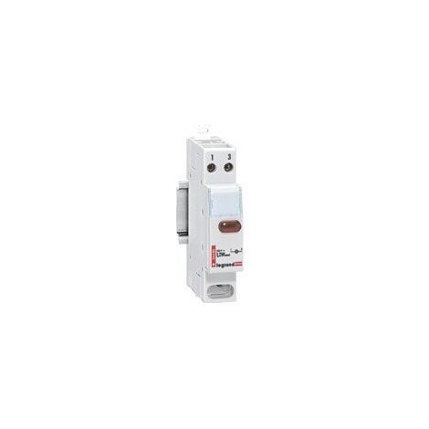 BOUTON POUSSOIR MODULAIRE LEGRAND CX3 20A 1NO(VERT)+1NF(ROUGE)