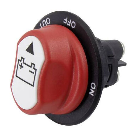 Interrupteur de batterie de voiture A236B 50 V/DC 50 A – Connexion bornes à vis – Pour applications automobiles – 1 x Off/On – SCI