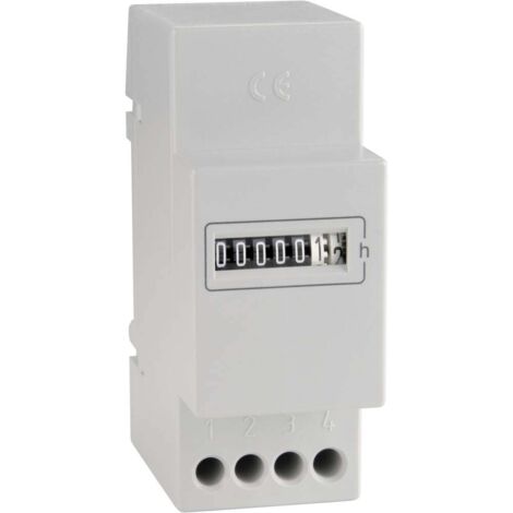 Bauser 666.6/008-022-0-1-001 Compteur horaire pour rail DIN, série 660 Q59115 (1/2)