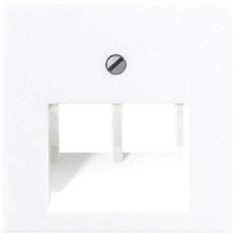Jung enjoliveur p. UAE/IAE/ISDN, 2 postes AS 500, blanc alpin (1/2)