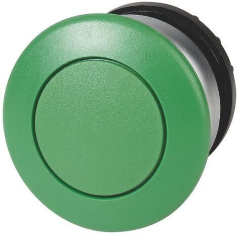 Bouton-poussoir ' coup de poing ' vert à rappel EATON M22-DP-G (1/4)