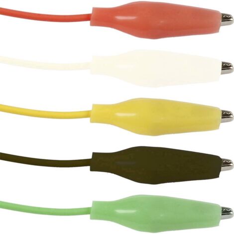 JOY-IT COM-KROKO-50 PINCES DE CONNEXION RAPIDE CROCODILE ADAPTÉ POUR (ORDINATEUR MONOCARTE) ARDUINO, BANANA PI, RASPBERRY PI® 1 (1/3)