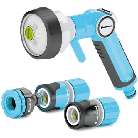 CELLFAST - JEU AVEC PISTOLET D'ARROSAGE - 4 FONCTIONS - ERGO - 1/2'' PEREL CF53-540 (1/5)