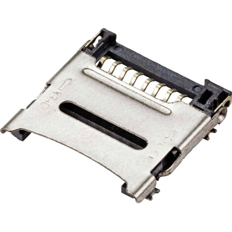 SUPPORT DE CARTE MICROSD TRU COMPONENTS TC-9201932 TC-9201932 À CLAPET 1 PC(S) (1/4)