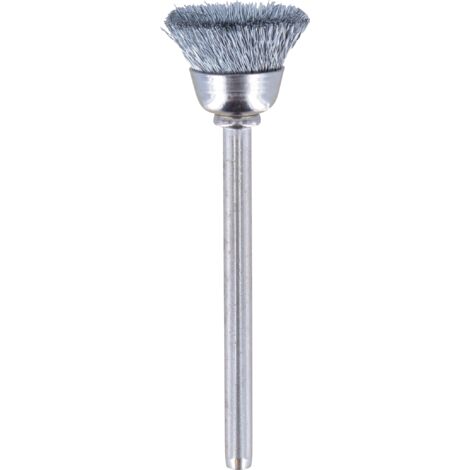 Dremel 442 Wire Brush - kit d'accessoires pour outil multifonction avec deux brosses métalliques Ø13 mm pour éliminer les bavures, lisser les joints, nettoyer les composants électriques