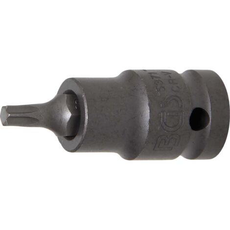 BGS Douille à embouts à choc 12,5 mm (1/2") profil T (pour Torx) T30, 5371 (1/3)
