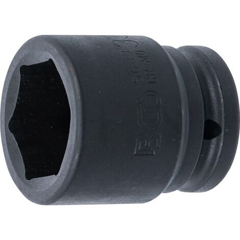 BGS Douille de force entraînement hexagonal carré intérieur 20 mm (3/4") SW 33 mm - 5633 (1/4)