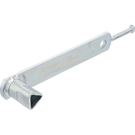 FORCE HOMME 50500 CLÉ TRIANGULAIRE POUR POSTE D'ARRÊT À SERRURE TRIANGULAIRE KRAFTMANN (1/4)
