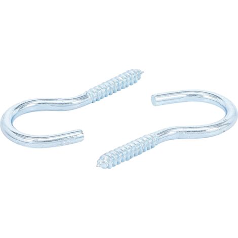 KRAFTMANN 88183 CROCHETS À VISSER 90 MM 2 PIÈCES (1/4)