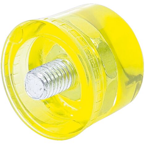 TÊTE DE REMPLACEMENT EN MATIÈRE PLASTIQUE JAUNE Ø30MM POUR ART.1864 BGS DIY 1869 (1/2)