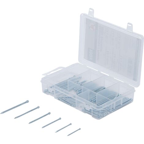 ASSORTIMENT D'AIGUILLES DE PLINTHE/PANNEAU  100 PIÈCES BGS DIY 88178 (1/3)