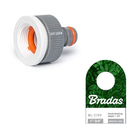 RACCORD RAPIDE POUR ROBINET 1 X 3/4 BRADAS PLASTIQUE (1/4)