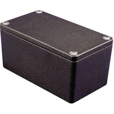 BOÎTIER UNIVERSEL HAMMOND ELECTRONICS 1550Z104BK ALUMINIUM NOIR 64 X 58 X 35 1 PC(S) (1/2)