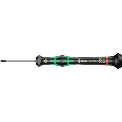 WERA 2050 TOURNEVIS CRUCIFORME ÉLECTRONIQUE, PH 000 X 40 MM, 05345290001 (1/3)