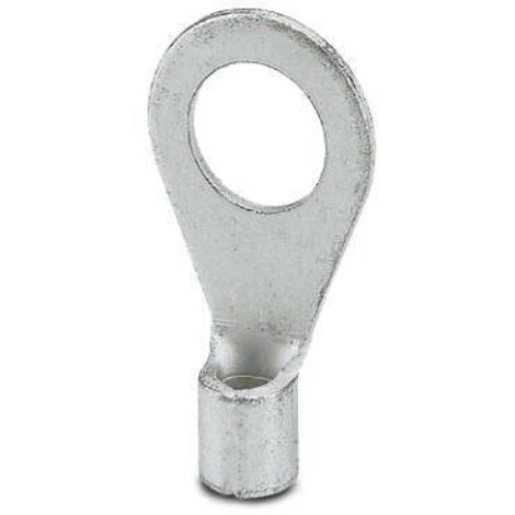 PHOENIX CONTACT 3240086 COSSE À OEILLET SECTION MAX.=6 MM² Ø DU TROU=8.4 MM NON ISOLÉ ARGENT 50 PC(S) (1/2)