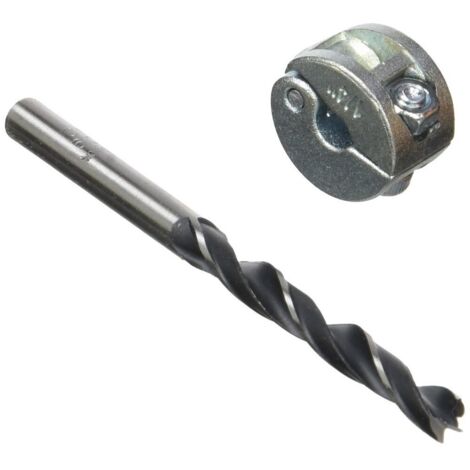 WOLFCRAFT 1 MÈCHE À BOIS AVEC BUTÉE PROF. Ø6MM (1/4)