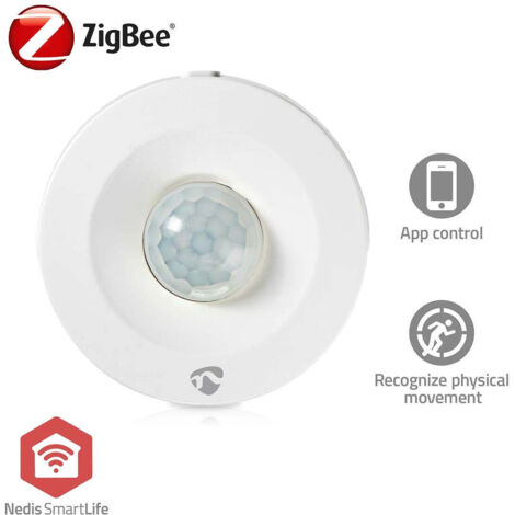 CAPTEUR DE MOUVEMENT INTELLIGENT PIR ZIGBEE BATTERIE INCLUSE NEDIS (1/5)