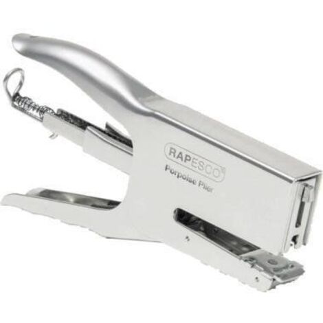 RAPESCO PORPOISE - PINCE AGRAFEUSE POUR AGRAFES 24 ET 26/6-8 - 50 FEUILLES - CHROME R81000A3 (1/5)