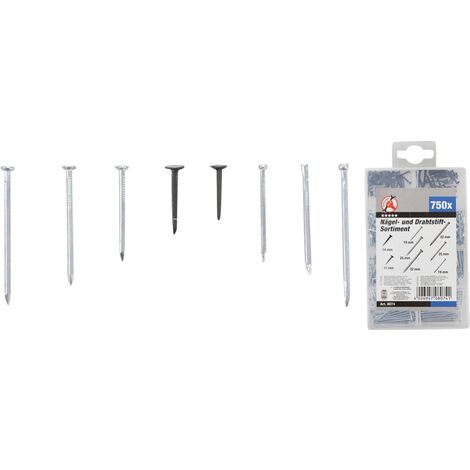 KRAFTMANN FIL ONGLES ET ONGLES ASSORTIMENT, 750 PIÈCES 8074 (1/5)
