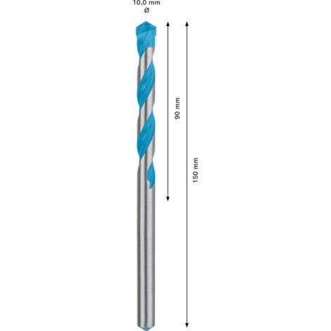 BOSCH ACCESSORIES EXPERT CYL-9 MULTICONSTRUCTION 2608900627 FORET POLYVALENT 1 PIÈCE 10 MM LONGUEUR TOTALE 150 MM TIGE CYLINDRIQ