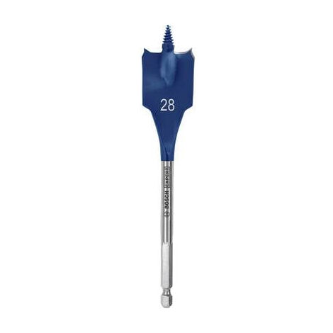 BOSCH ACCESSORIES 2608900324 MÈCHE À BOIS PLATE 28 MM LONGUEUR TOTALE 152 MM TIGE HEXAGONALE 1 PC(S)