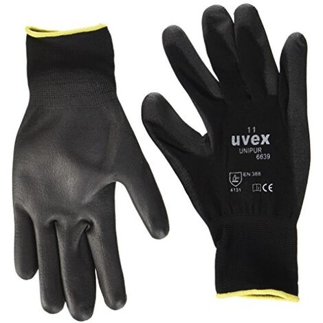 UVEX 60248 11 UNIPUR 6639 GANTS DE SÉCURITÉ, TAILLE: 11, NOIR