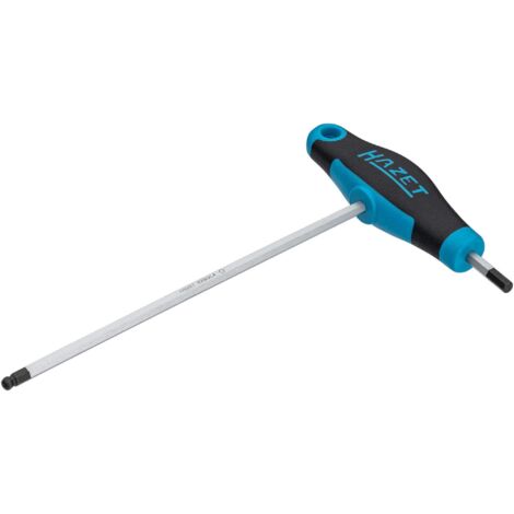 HAZET 829KK-4 CLÉ COUDÉE POUR VIS À 6 PANS CREUX TAILLE (MÉTRIQUE): 4 MM LONGUEUR DE LA LAME: 150 MM (1/4)