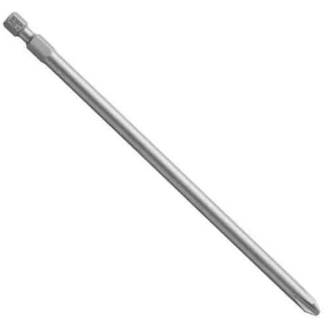 Bosch – Embout pour visseuse PZ 2 extra-dur – Longueur 145 mm – Entraînement ISO 1173 E6.3 – 1 pièce pour vis cruciformes Phillips