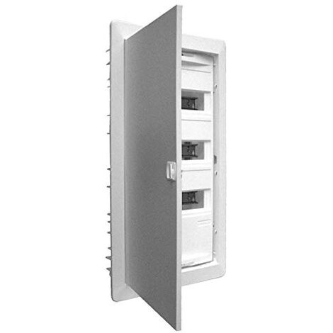 Schneider Electric – Tableau de distribution 3 rangées avec porte – Indice de protection IP40 – Pour installations électriques – A36HW