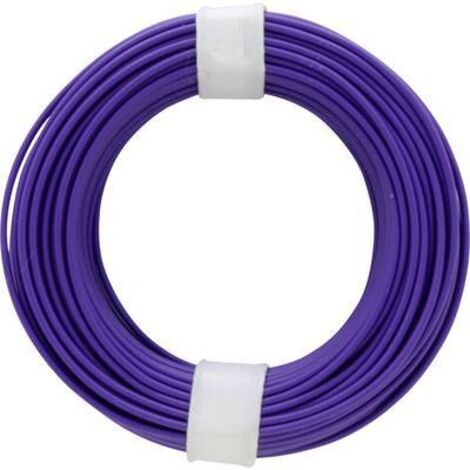 DONAU ELEKTRONIK 105-6 FIL DE CUIVRE VIOLET 10 M (1/2)