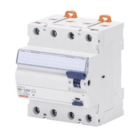 INTERRUPTEUR DIFFÉRENTIEL GEWISS GWD4132 4 PÔLES 40 A 230 V