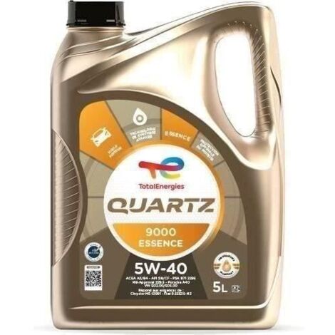 Huile moteur - TotalEnergies - Quartz 9000 essence 5W-40 - 5L (1/2)
