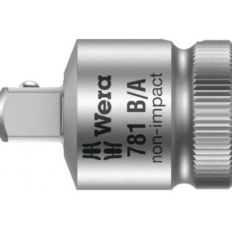 WERA 781 B/C 05042673001 DOUILLE-EMBOUT PROPULSEUR 3/8 SORTIE QUATRE PANS EXTÉRIEURS 1 PC(S) (1/4)