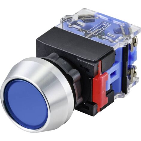 TRU COMPONENTS TC-9428092 LAS0-L-11/B BOUTON POUSSOIR À PRESSION 250 V 5 A 1 X OFF/(ON) À RAPPEL IP40 1 PC(S) (1/3)