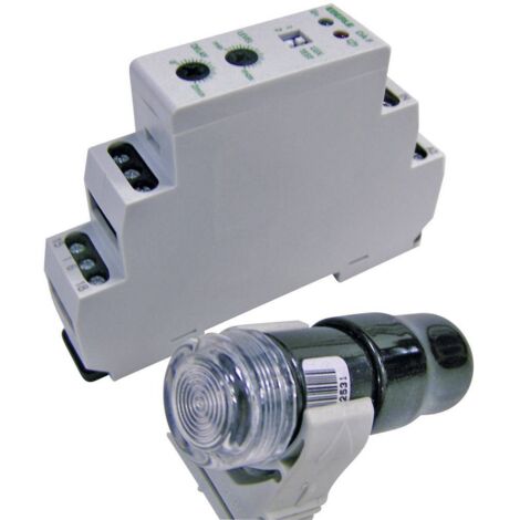 INTERRUPTEUR CRÉPUSCULAIRE EBERLE DÄ-F 565 19 8565 19 140 000 240 V/DC, 240 V/AC 1 INVERSEUR (RT) (L X L X H) 64 X 17.6 X 90 MM (1/2)