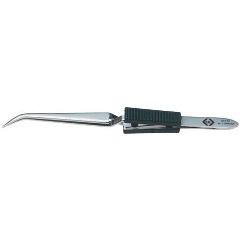 C.K T2313A Pince brucelle de soudage pointue, fine 160 mm C50354 (1/2)